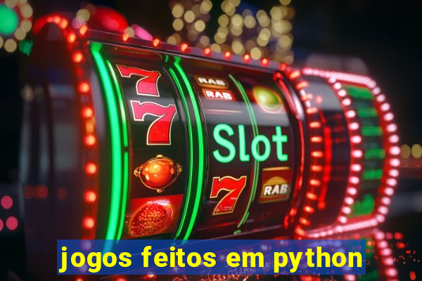 jogos feitos em python